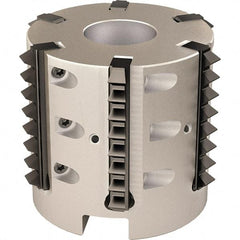 Vargus - 57.94mm Cut Diam, 200mm Max Hole Depth, 27mm Shank Diam, Internal/External Indexable Thread Mill - Insert Style R41, 6 Inserts, Toolholder Style RTMC-D, 50mm OAL - Industrial Tool & Supply