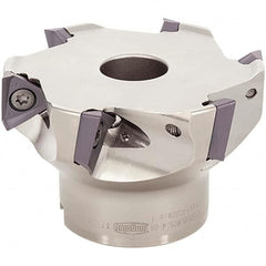 Tungaloy - 4" Cut Diam, 1-1/2" Arbor Hole Diam, Indexable Square-Shoulder Face Mill - Industrial Tool & Supply