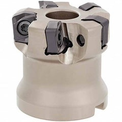 Tungaloy - 5" Cut Diam, 1-1/2" Arbor Hole, Indexable High-Feed Face Mill - Industrial Tool & Supply