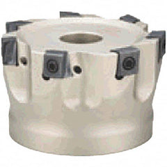 Tungaloy - 2-1/2" Cut Diam, 3/4" Arbor Hole Diam, Indexable Square-Shoulder Face Mill - Industrial Tool & Supply