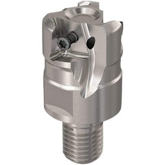Seco - 32mm Cut Diam, 12mm Max Depth of Cut, 16mm Shank Diam, 40mm OAL, Indexable Square Shoulder Slot Milling End Mill - LOEX12 Inserts, M16 Modular Connection, 90° Lead Angle, Through Coolant, Series 217.94-12 - Industrial Tool & Supply