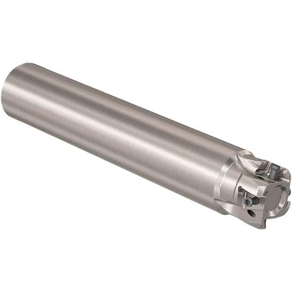 Seco - 1-1/2" Cut Diam, 13mm Max Depth of Cut, 1-1/2" Shank Diam, 210mm OAL, Indexable Square Shoulder Slot Milling End Mill - LOEX12 Inserts, Straight Shank, 90° Lead Angle, Through Coolant, Series 217.94-12 - Industrial Tool & Supply