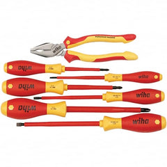 Wiha - 7 Piece Insulated Hand Tool Set - Industrial Tool & Supply