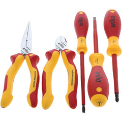 Wiha - 5 Piece Insulated Hand Tool Set - Industrial Tool & Supply