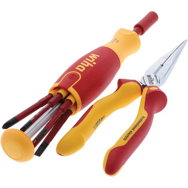 Wiha - 8 Piece Insulated Hand Tool Set - Industrial Tool & Supply