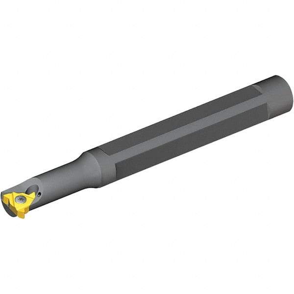 Vargus - Internal Thread, Right Hand Cut, 10mm Shank Width x 9.4mm Shank Height Indexable Threading Toolholder - 98mm OAL, 6.0KIR Insert Compatibility, BNVRC Toolholder, Series Mini 3 - Industrial Tool & Supply