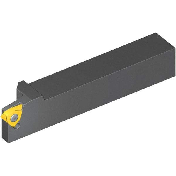 Vargus - External Thread, Right Hand Cut, 3/8" Shank Width x 3/8" Shank Height Indexable Threading Toolholder - 2-3/4" OAL, 2VER Insert Compatibility, NL Toolholder, Series Slim Throat - Industrial Tool & Supply
