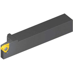 Vargus - External Thread, Right Hand Cut, 1/2" Shank Width x 1/2" Shank Height Indexable Threading Toolholder - 3.15" OAL, 2VER Insert Compatibility, NL Toolholder, Series Slim Throat - Industrial Tool & Supply