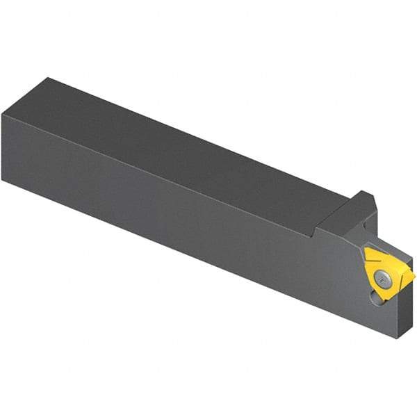 Vargus - External Thread, Left Hand Cut, 12mm Shank Width x 12mm Shank Height Indexable Threading Toolholder - 80mm OAL, 3VEL Insert Compatibility, NL Toolholder, Series Slim Throat - Industrial Tool & Supply