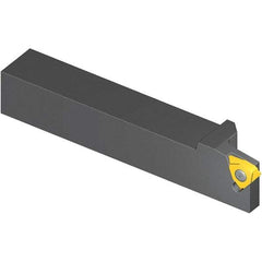 Vargus - External Thread, Left Hand Cut, 5/8" Shank Width x 5/8" Shank Height Indexable Threading Toolholder - 4" OAL, 3VEL Insert Compatibility, NL Toolholder, Series Slim Throat - Industrial Tool & Supply