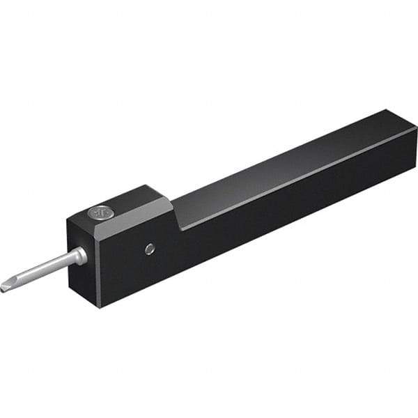 Vargus - Internal Thread, Neutral Cut, 10mm Shank Width x 10mm Shank Height Indexable Threading Toolholder - 100mm OAL, MS4, yes Insert Compatibility, MHS Toolholder, Series Microscope Square Shank - Industrial Tool & Supply