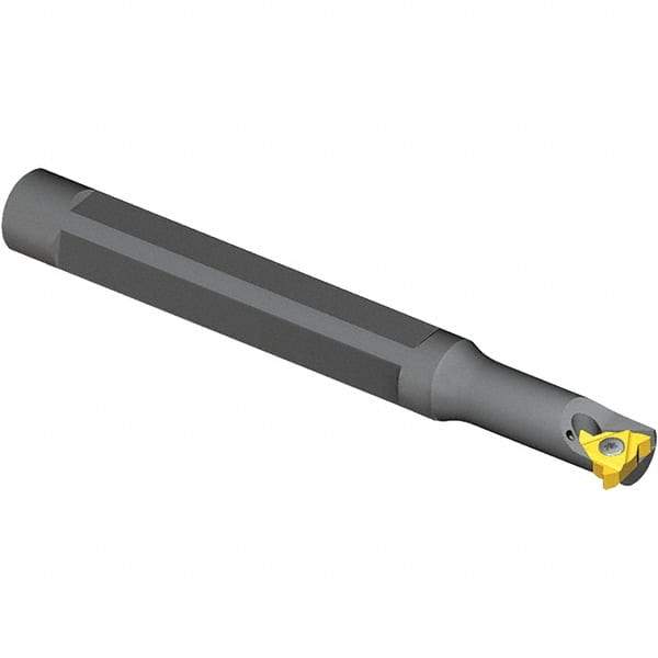 Vargus - Internal Thread, Left Hand Cut, 1/2" Shank Width x 0.49" Shank Height Indexable Threading Toolholder - 3-1/2" OAL, 6.0KIL Insert Compatibility, BNVRC Toolholder, Series Mini 3 - Industrial Tool & Supply