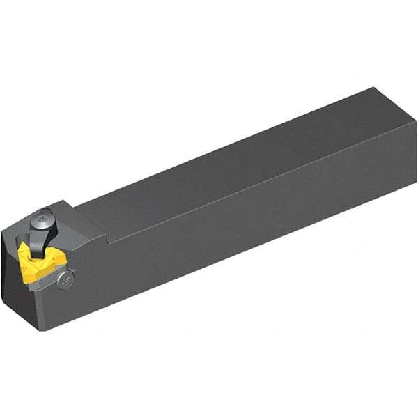 Vargus - External Thread, Right Hand Cut, 20mm Shank Width x 20mm Shank Height Indexable Threading Toolholder - 128.6mm OAL, 3ER Insert Compatibility, AL Toolholder, Series Standard - Industrial Tool & Supply