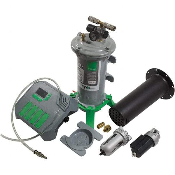 RPB - 75 CFM Panel Mount SAR Complete Breathing Air System - 2 Respirator Outlets, 1" Inlet, 3/8" Outlet - Industrial Tool & Supply