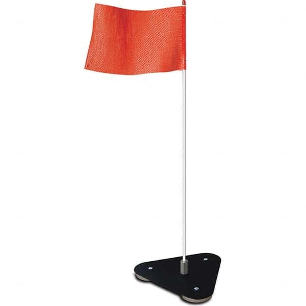 Checkers - Marking Flags Type: Warning Whip Flag Message or Pattern: Solid Color - Industrial Tool & Supply