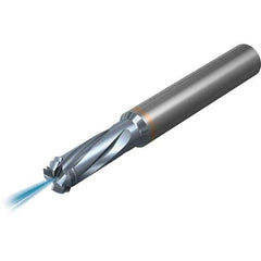 Vargus - M4x0.70 ISO, 3.2mm Cutting Diam, 3 Flute, Solid Carbide Helical Flute Thread Mill - Internal Thread, 9.2mm LOC, 58mm OAL, 6mm Shank Diam - Industrial Tool & Supply