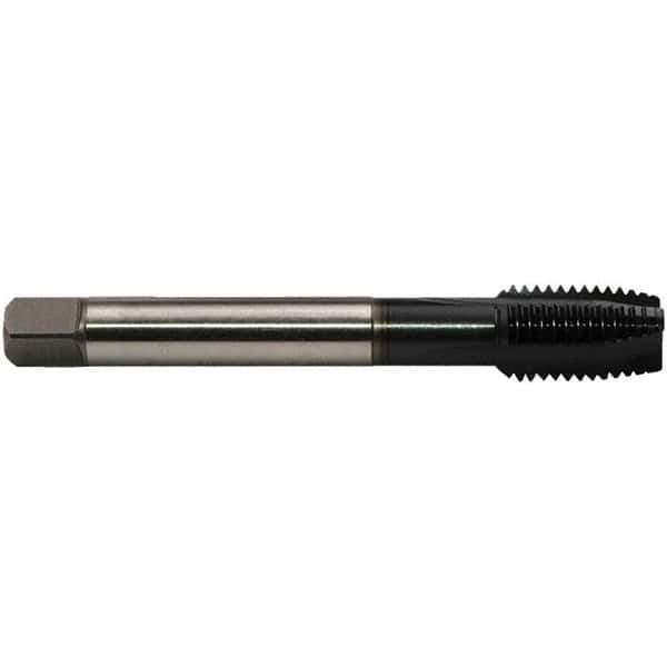Emuge - 1/4-28 UNF, 3 Flutes, Plug Chamfer, GLT-8 Finish, High Speed Steel Spiral Point STI Tap - 0.194" Shank Diam, 3B Class of Fit, Series Rekord B-AL - Exact Industrial Supply