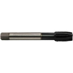 Emuge - 1/4-28 UNF, 3 Flutes, Plug Chamfer, GLT-8 Finish, High Speed Steel Spiral Point STI Tap - 0.194" Shank Diam, 3B Class of Fit, Series Rekord B-AL - Exact Industrial Supply