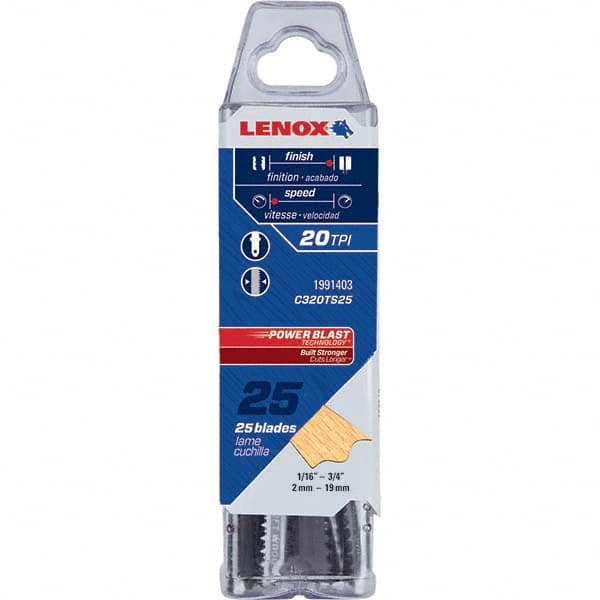 Lenox - Jig Saw Blades Blade Material: Bi-Metal Blade Length (Inch): 3-1/2 - Industrial Tool & Supply