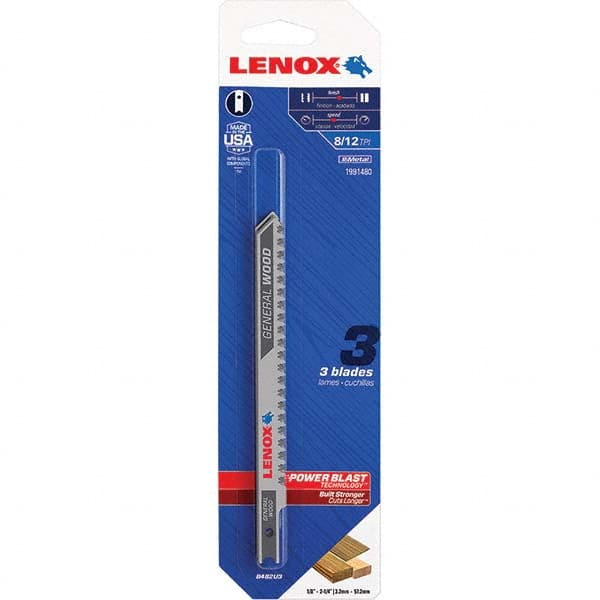 Lenox - Jig Saw Blades Blade Material: Bi-Metal Blade Length (Inch): 4-1/2 - Industrial Tool & Supply