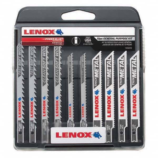Lenox - Jig Saw Blade Sets Blade Material: Bi-Metal Minimum Blade Length (Inch): 3-5/8 - Industrial Tool & Supply