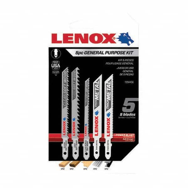 Lenox - Jig Saw Blade Sets Blade Material: Bi-Metal Minimum Blade Length (Inch): 3-5/8 - Industrial Tool & Supply