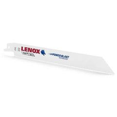 Lenox - Reciprocating Saw Blades Blade Material: Bi-Metal Blade Length (Inch): 8 - Industrial Tool & Supply