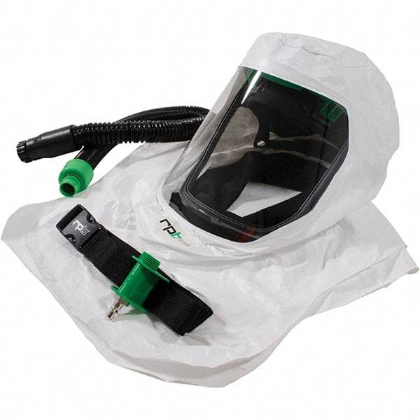 RPB - Size Universal, Adjustable Ratchet Suspension SAR System - Bump Cap Headgear, Window with Peel Off Lens, Use for Painting - Industrial Tool & Supply