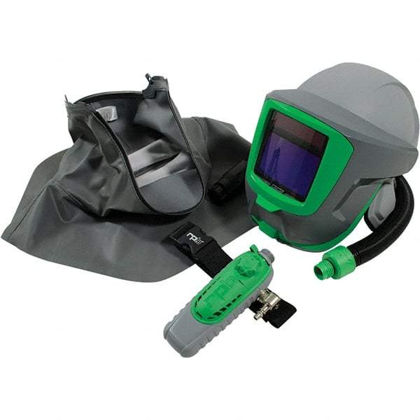 RPB - Size Universal, Adjustable Ratchet Suspension SAR System - Hard Hat Headgear, Flip-Up Welding Lens over Face Shield, Auto Darkening Filter, Use for Welding/Grinding - Industrial Tool & Supply