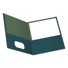 OXFORD - File Folders, Expansion Folders & Hanging Files Folder/File Type: Pocket Folders Color: Blue - Industrial Tool & Supply