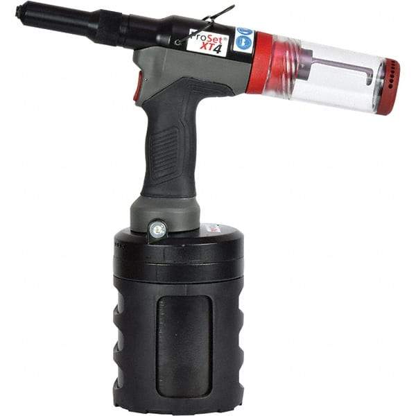 STANLEY Engineered Fastening - Air Riveters Riveter Type: Pneudraulic Riveter Open End Rivet Capacity: 5/32 to 3/8 - Industrial Tool & Supply