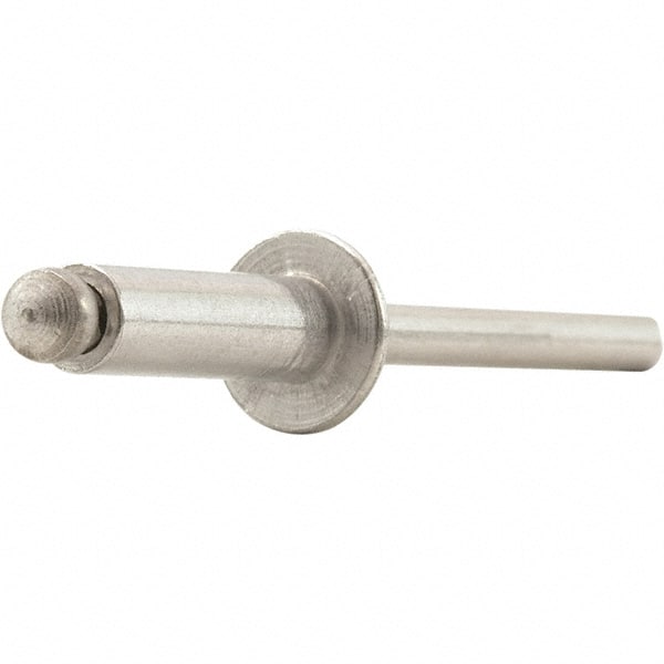 STANLEY Engineered Fastening - Size 4 Dome Head Aluminum Open End Blind Rivet - Industrial Tool & Supply