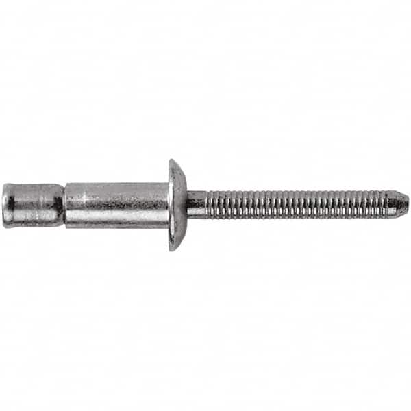 STANLEY Engineered Fastening - Size 8 Dome Head Steel Structural with Locking Stem Blind Rivet - Industrial Tool & Supply