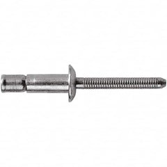 STANLEY Engineered Fastening - Size 8 Dome Head Steel Structural with Locking Stem Blind Rivet - Industrial Tool & Supply
