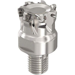 Seco - 30mm Cut Diam, 0.8mm Max Depth, M20 Modular Connection Indexable High-Feed End Mill - Screw Holding Method, LP..06 Insert, R217.21 Toolholder, Through Coolant - Industrial Tool & Supply