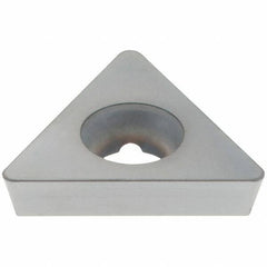 Dorian Tool - TDEX1603 Carbide Milling Insert - AlCrN Finish, 1/8" Thick, 3/8" Inscribed Circle, 0.03" Corner Radius - Industrial Tool & Supply