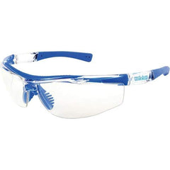 PRO-SAFE - Clear Lenses, Framed Safety Glasses - Anti-Fog, Scratch Resistant, Clear Polycarbonate/Thermoplastic Rubber Frame, Size Universal, Wrap Around - Industrial Tool & Supply