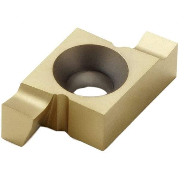 Seco - 2.510EA Grade CP30, 2.5mm Cutting Width Carbide Grooving Insert - 2.5mm Max Depth of Cut, Right Hand, TiN/TiCN Finish - Industrial Tool & Supply