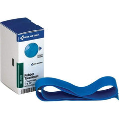 PRO-SAFE - 1-5/16" Long x 1-7/8" Wide, General Purpose Wound Care - Blue, Rubber Bandage - Industrial Tool & Supply
