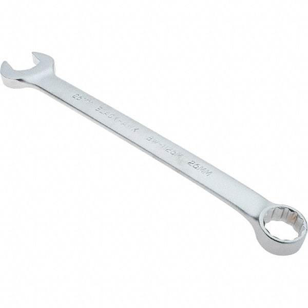 Blackhawk by Proto - 26mm 12 Point Offset Combination Wrench - 15° Offset Angle, 13-1/2" OAL, Steel, Satin Finish - Industrial Tool & Supply