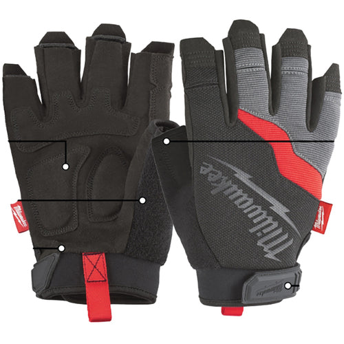 XL FINGERLESS WORK GLOVES - Industrial Tool & Supply