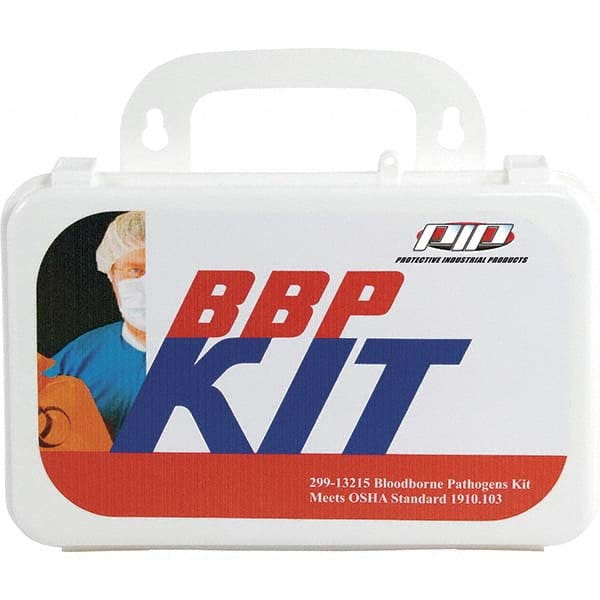 Bloodborne Pathogen Kit: 15 Pc Includes Plastic Container