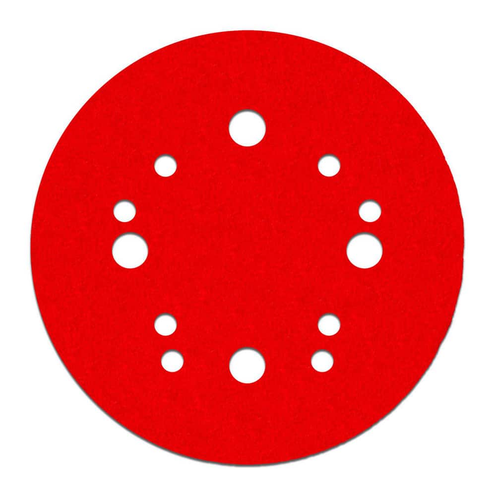 Hook & Loop Discs; Disc Diameter (Decimal Inch): 5; Grade: Coarse; Grit: 80; Abrasive Material: Ceramic Blend; Disc Color: Red; Package Quantity: 50; Grit: 80; Grit: 80; Package Quantity: 50