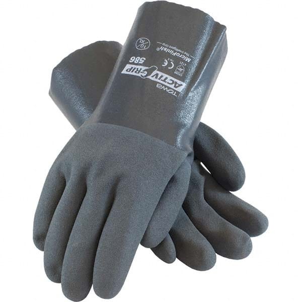 PIP - Chemical Resistant Gloves Material: Nitrile Size: Medium - Industrial Tool & Supply