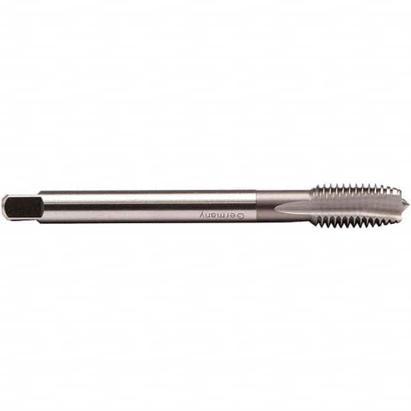 Emuge - M16x2.00 Metric 6H 3 Flute Bright Finish HSS-E Spiral Point Tap - Industrial Tool & Supply