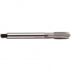 Emuge - M12x1.50 Metric Fine 6H 3 Flute Bright Finish HSS-E Spiral Point Tap - Industrial Tool & Supply