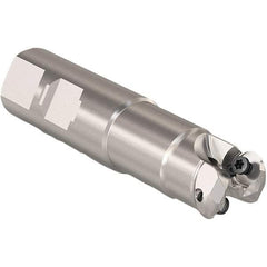 Seco - 13mm Cutting Diam, 25mm Shank Diam, 6mm Max Depth of Cut, Weldon Shank Indexable Copy End Mill - 2 Inserts, RP.. 1204 Insert, 217.29I-06 Toolholder, Steel, Through Coolant - Industrial Tool & Supply