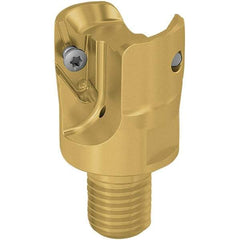 Seco - 40mm Cutting Diam, 10mm Max Depth of Cut, Modular Connection Indexable Copy End Mill - 2 Inserts, VPGX22 Insert, 217.97-22 Toolholder, Steel, Through Coolant - Industrial Tool & Supply