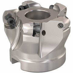 Seco - 38mm Cut Diam, 6mm Max Depth, 22mm Arbor Hole, 5 Inserts, RP..1204 Insert Style, Indexable Copy Face Mill - R220.29 Cutter Style, 12,300 Max RPM, 40mm High, Through Coolant, Series R220.29 - Industrial Tool & Supply