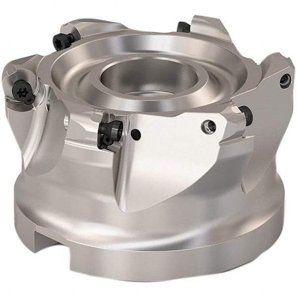 Seco - 72mm Cut Diam, 6mm Max Depth, 32mm Arbor Hole, 6 Inserts, RP..1204 Insert Style, Indexable Copy Face Mill - R220.29 Cutter Style, 9,500 Max RPM, 50mm High, Through Coolant, Series R220.29 - Industrial Tool & Supply